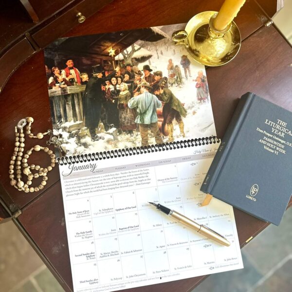 2026 Traditional Catholic Liturgical Wall Calendar (Latin Mass, Pre-1955 & 1962)