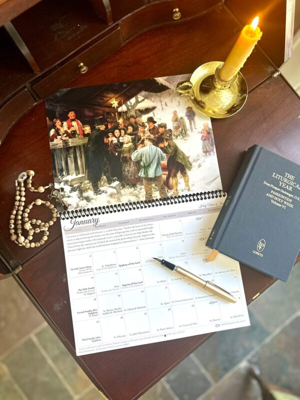 2026 Traditional Catholic Liturgical Wall Calendar (Latin Mass, Pre-1955 & 1962)